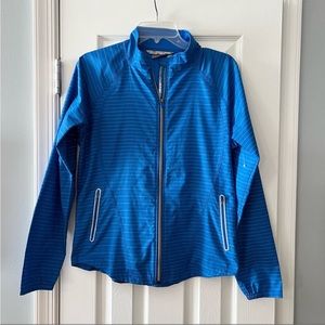 Athleta - Blue Windbreaker Jacket - Full Zip - Size S
